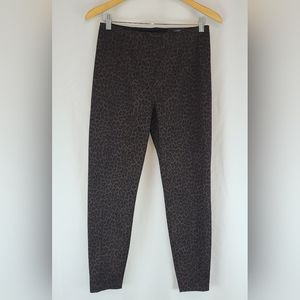 Liverpool Carolyn Leopard Printed Leggings, Brown /Black, size 8P